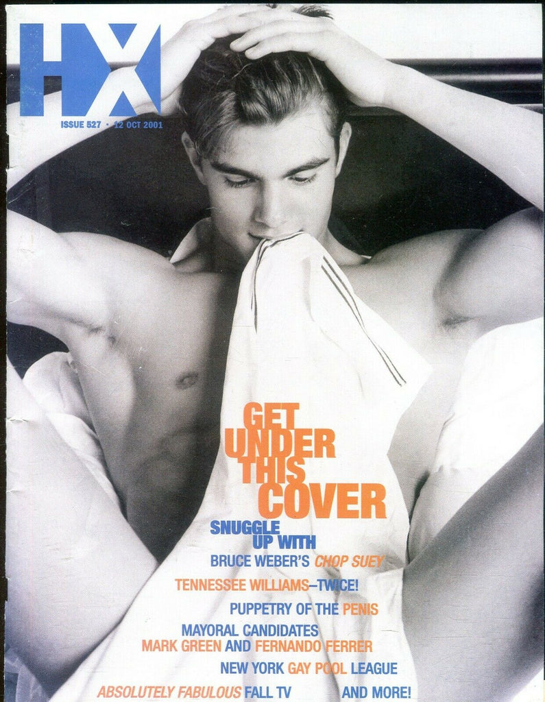 HX Gay Digest Get Under His Cover Peter Johnson October 2001 111619lm-ep