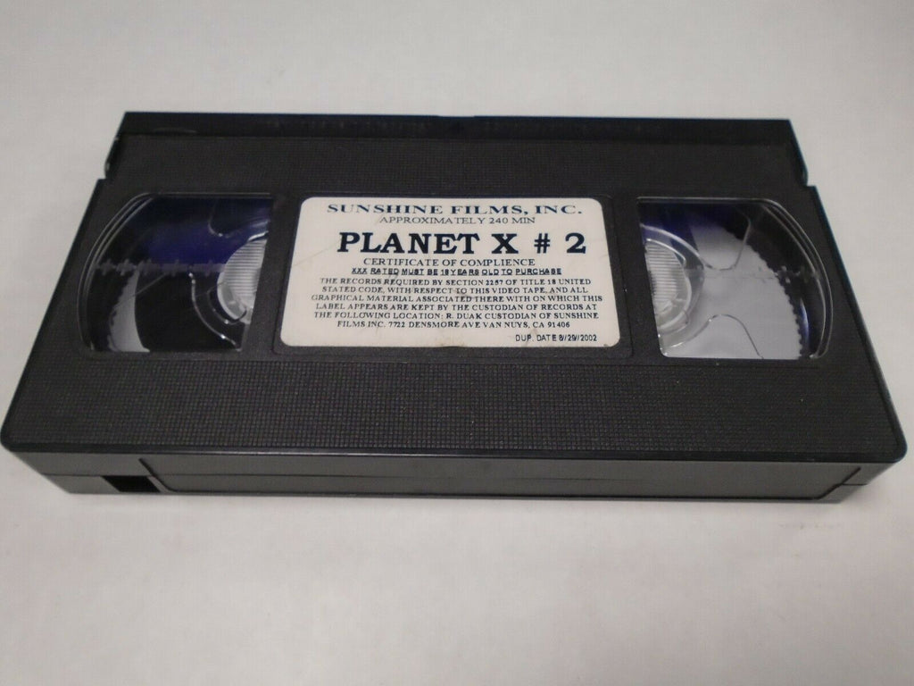Planet X #2 Sunshine Films 2002 Adult VHS 021919AMP2