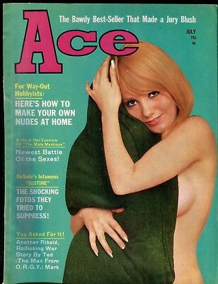 Ace Busty Magazine Anne Webster July 1968 110918lm-ep - Used