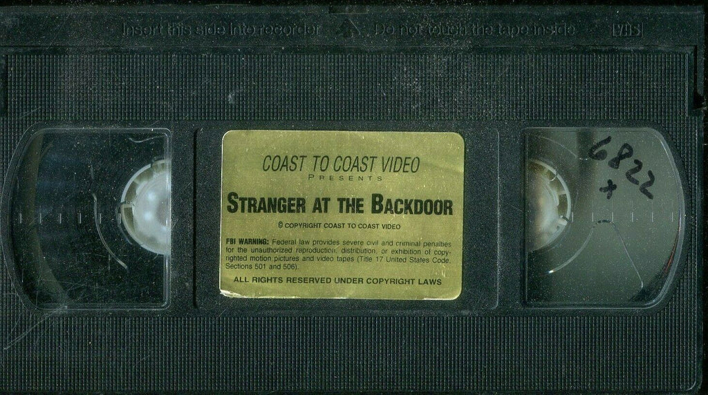 Stranger At The Backdoor VHS XXX 042819lm-ep