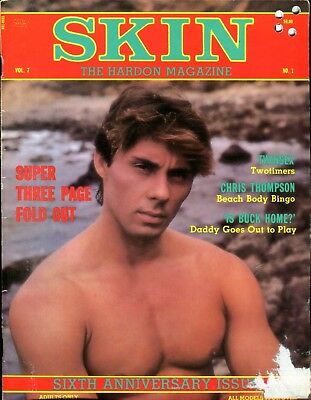 Skin Gay Magazine Chris Thompson vol.7 #1 1985 Magcorp 010418lm-ep