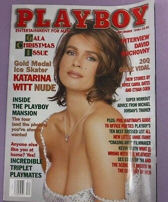 Playboy Magazine Katarina Witt December 1998 Holiday Issue 041717lm-ep