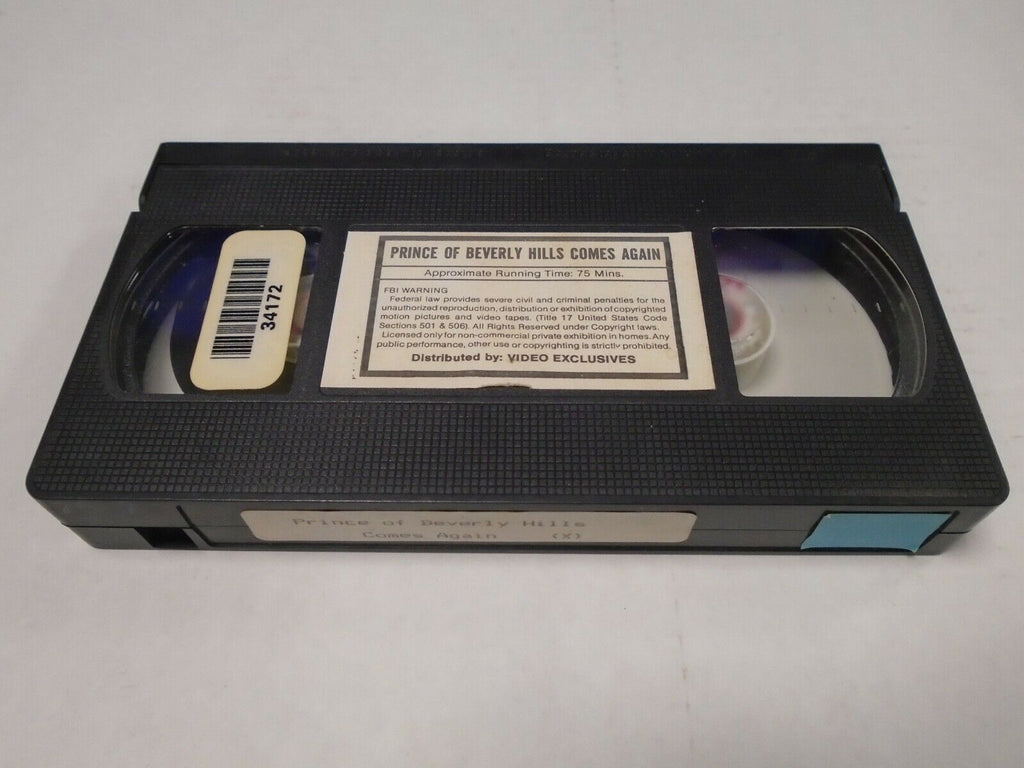 Prince of Beverly Hills Comes Again 75mins Adult VHS 031919AMP2