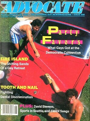 Advocate Gay Magazine Party Favors #506 1988 102918lm-ep