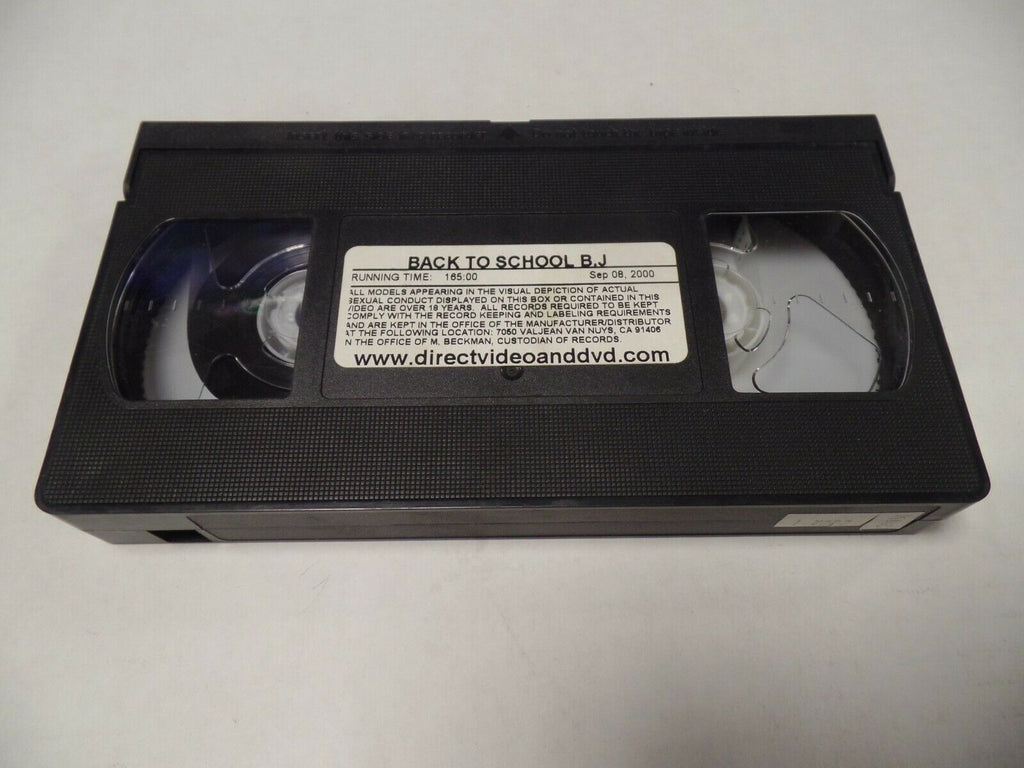 Back to College Blowjob 165mins 2000 Adult VHS 052819AMP