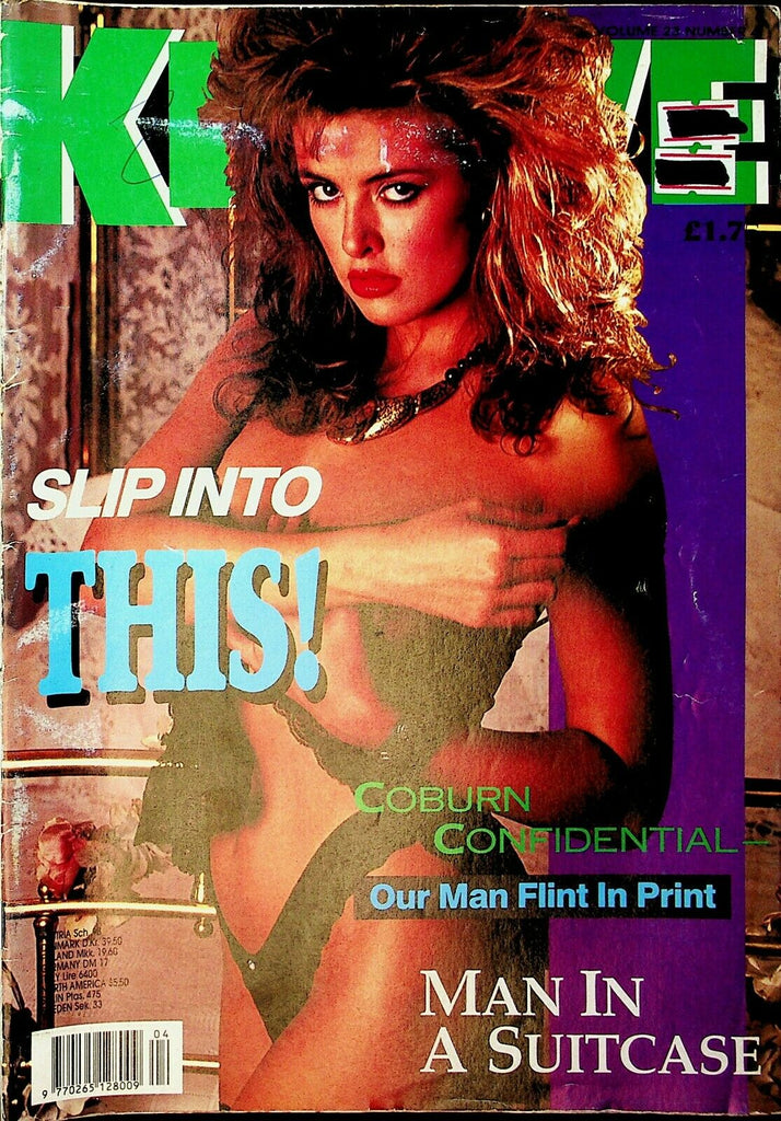Knave Magazine Slip Into This! Cover Girl Gayle vol.23 #4 1991 073020lm-ep