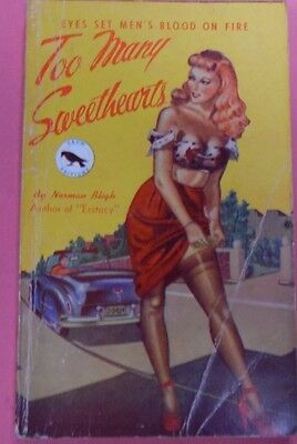 Too Many Sweethearts Adult Novel by Norman Bligh 1950 Crow Edition 102313lm-epa