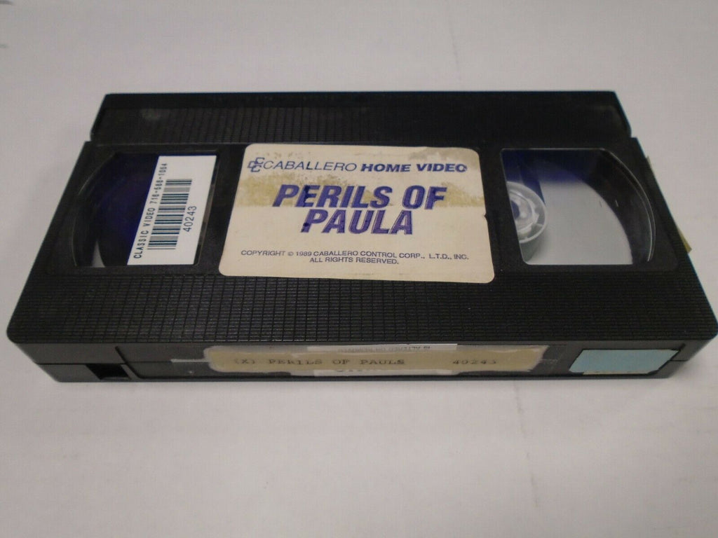 Perils of Paula Sharon Kane Britt Morgan 1989 Adult VHS 022619AMP2