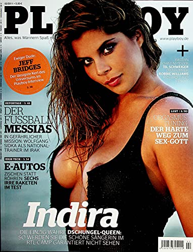Playboy German International Magazine Covergirl Indira / Jeff Bridges Interview February 2011