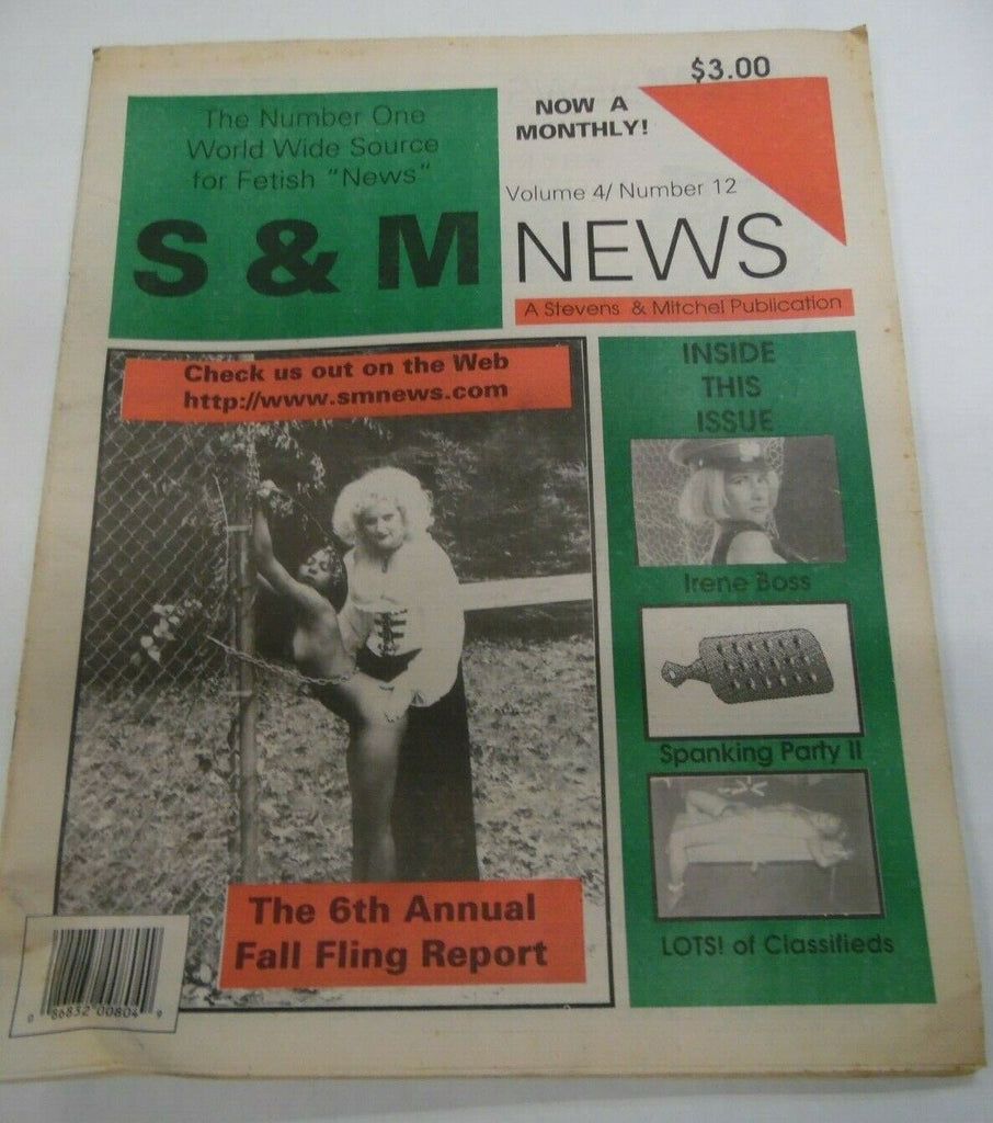 S & M News Newspaper Irene Boss vol.4 #12 1997 122119lm-ep2
