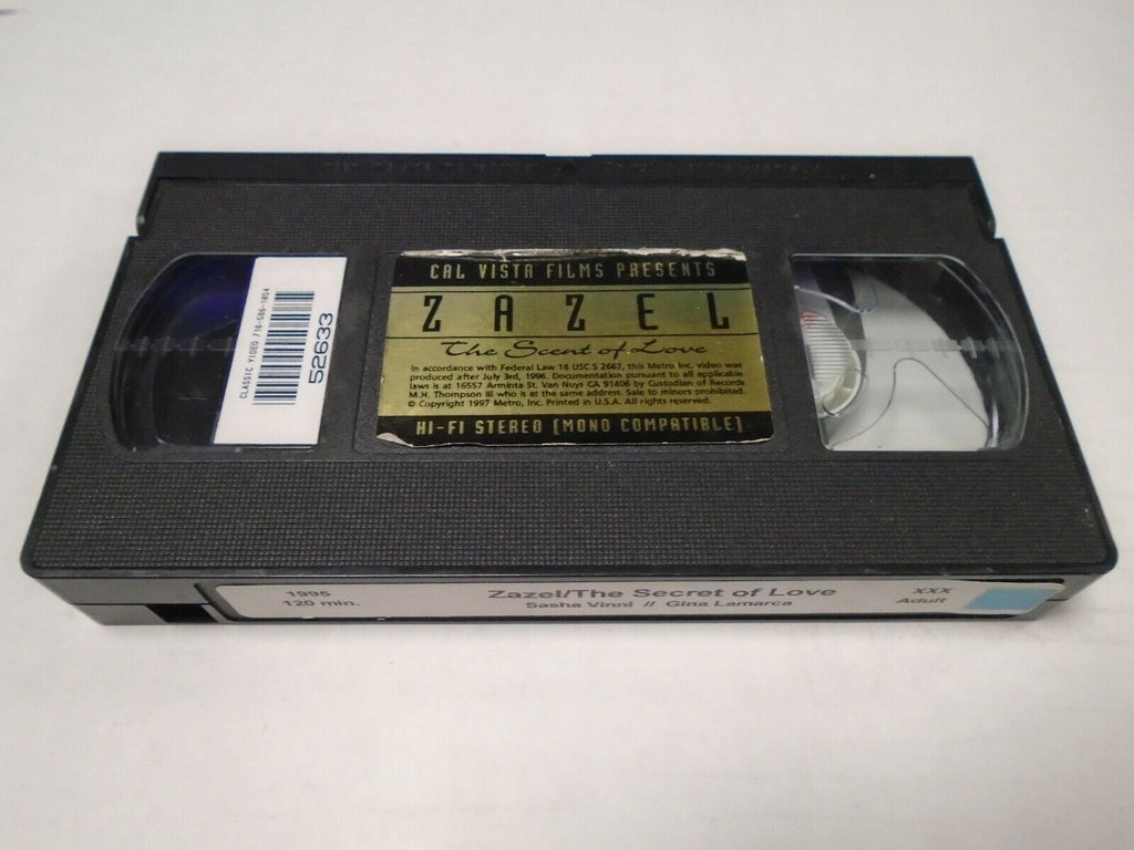 Zazel The Secret of Love 1995 Sasha Vinni Gina Lamarca 120m Adult VHS 051419AMP2