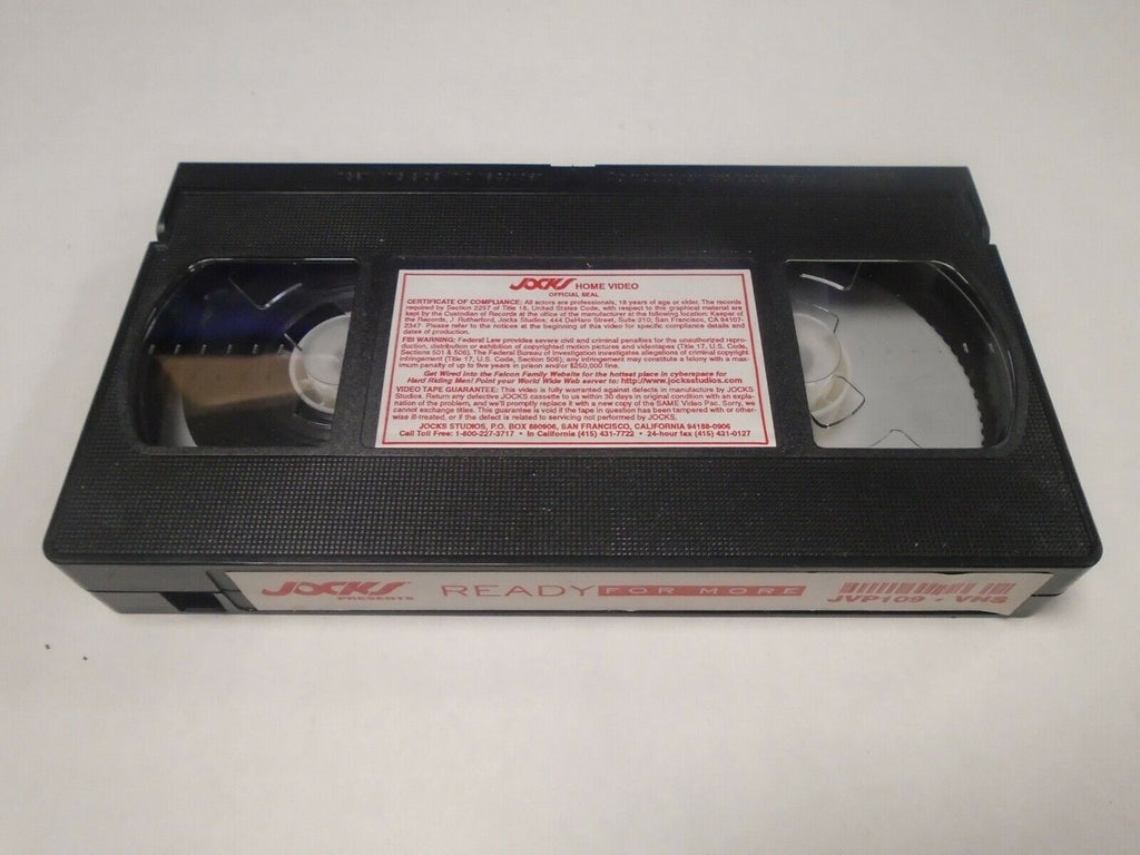 Ready for More Jocks Official Gay Male Adult VHS 071719AMP