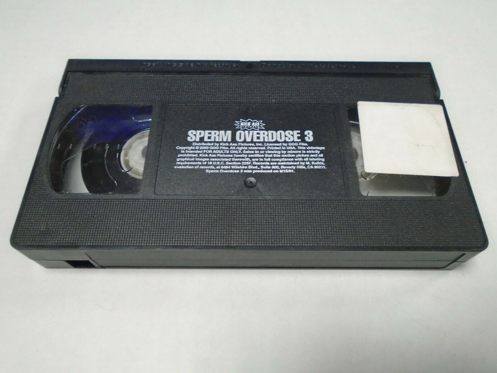 Sperm Overdose 3 Kick Ass Ent 2000 Adult VHS 042219AMP3