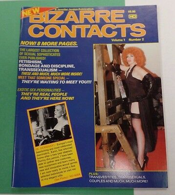 Bizarre Contacts Adult Magazine Couples/Tranny's & More! #2 1980 110315lm-ep