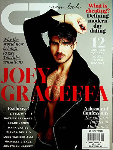 GT Gay Times Men's Magazine Cover Guy Joey Graceffa November 2015