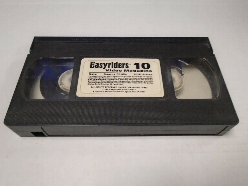 Easyriders Video Magazine #10 1991 51m Adult VHS 051319AMP2