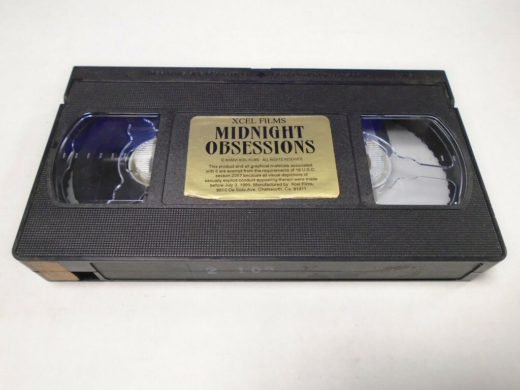 Midnight Obsessions Xcel Films1995 Adult VHS 040219AMP2