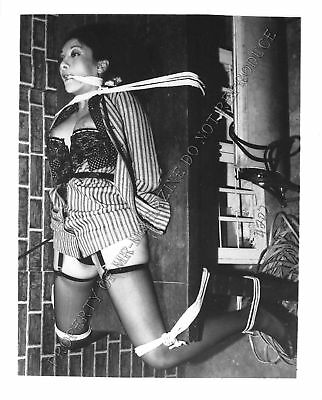 Adult Vintage B&W Photo 4x5 Bondage Beautiful Brunette Bound & Dominated 91WL