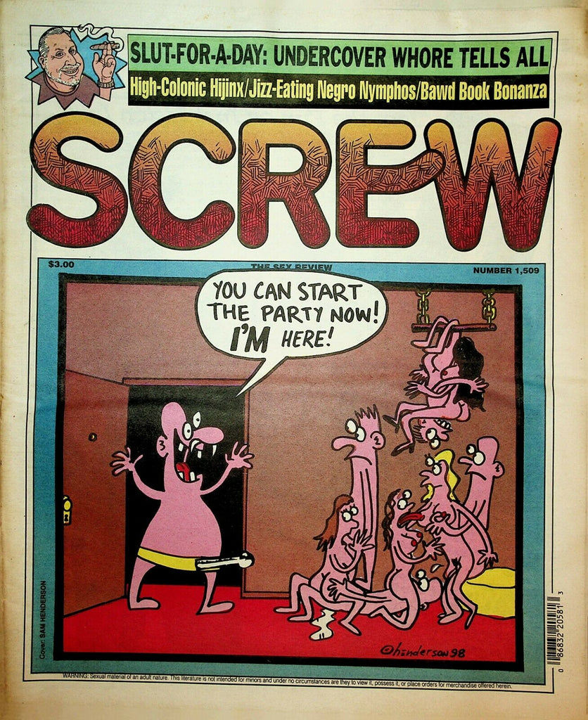 Screw Newspaper Tiffany Mynx February 2, 1998 030220lm-ep