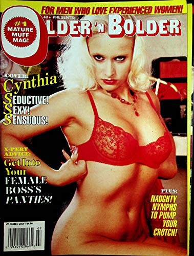 Older 'n Bolder Magazine Seductive, Sexy ,Sensuous Cynthia July 1994