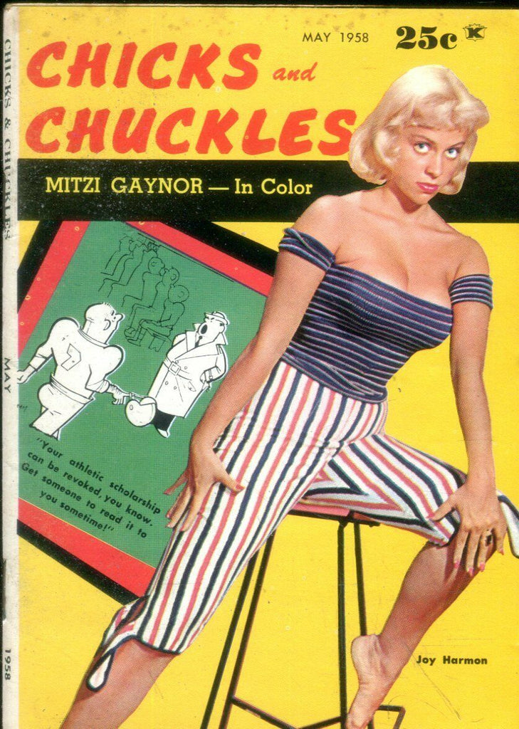 Unbranded Chicks and Chuckles Mini Digest Mitzi Gaynor /Joy Harmon May 1958 030819lm-ep - Used