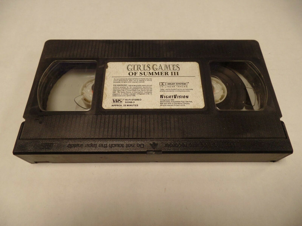 Girls Games of Summer 3 Night Vision 55mins Adult VHS 053019AMP2