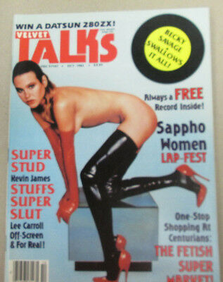 Velvet Talks Adult Magazine Becky Savage October 1982 ex 070615lm-ep