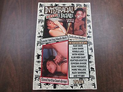 Interracial Facials Vol 1 Alex Dane Lana Sands New Sealed Adult VHS 033115amp2