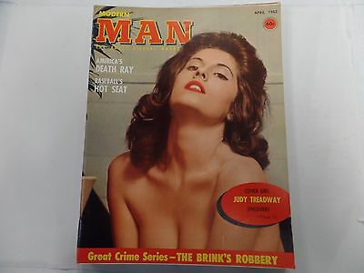 Modern Man Adult Magazine Judy Treadway April 1963 ex 021316lm-ep