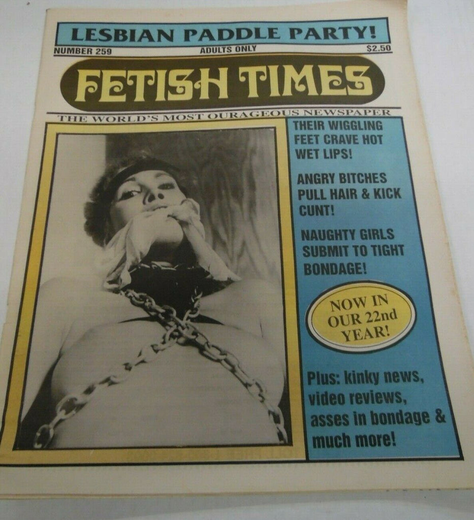 B & D Company Fetish Times Newspaper Lesbian Paddle Party! #259 1995 121719lm-ep - Used