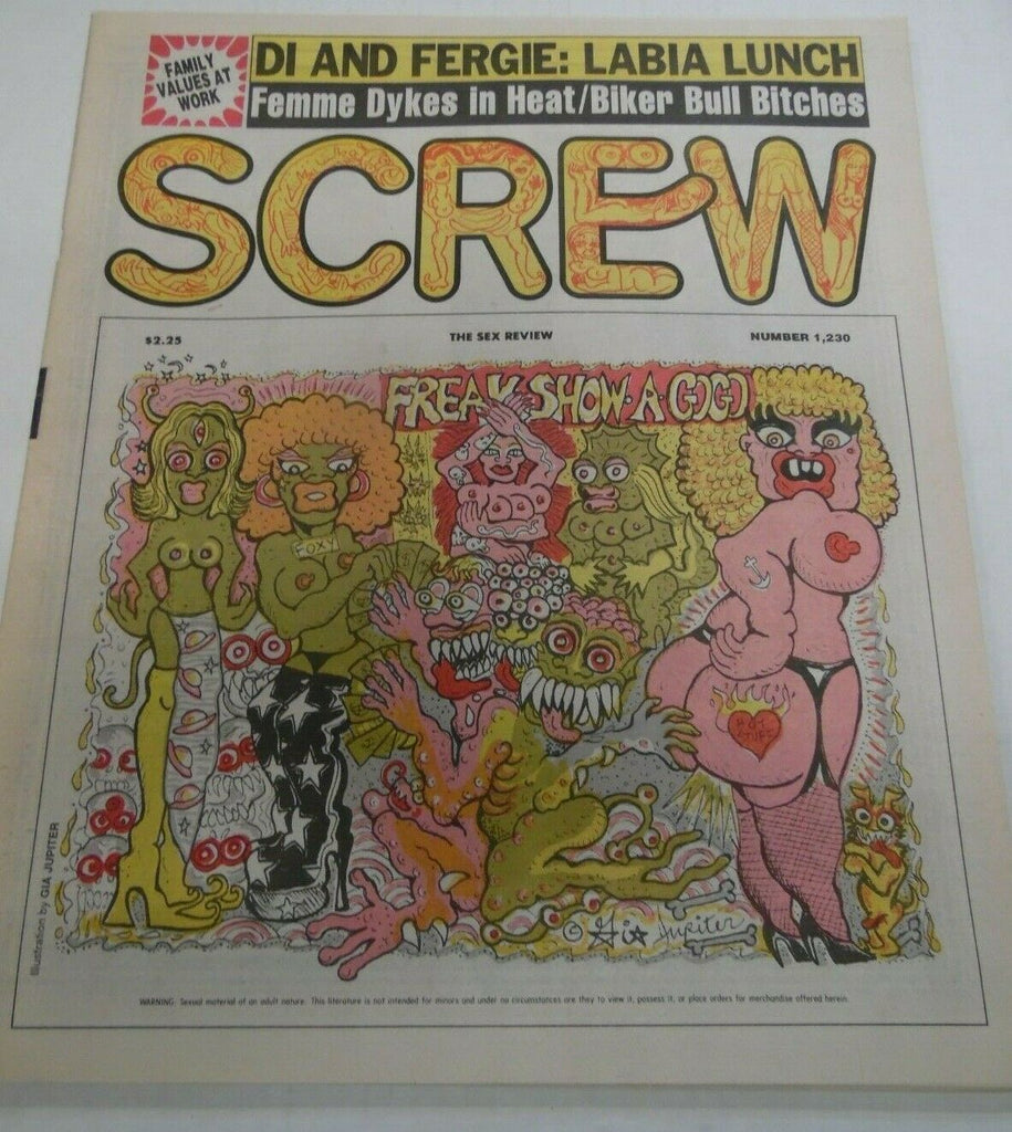 Screw Newspaper Di And Fergie: Labia Lunch #1230 September 28, 1992 121719lm-ep