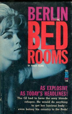 Berlin Bed Rooms Novel by Roger Blake 1962 1st Printing 032118lm-ep