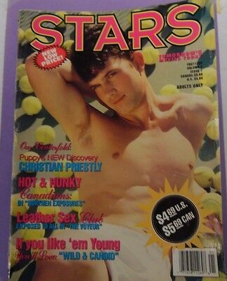 Stars Gay Magazine Centerfold Christian Priestly vol.3 #1 1994 100912lm-epa