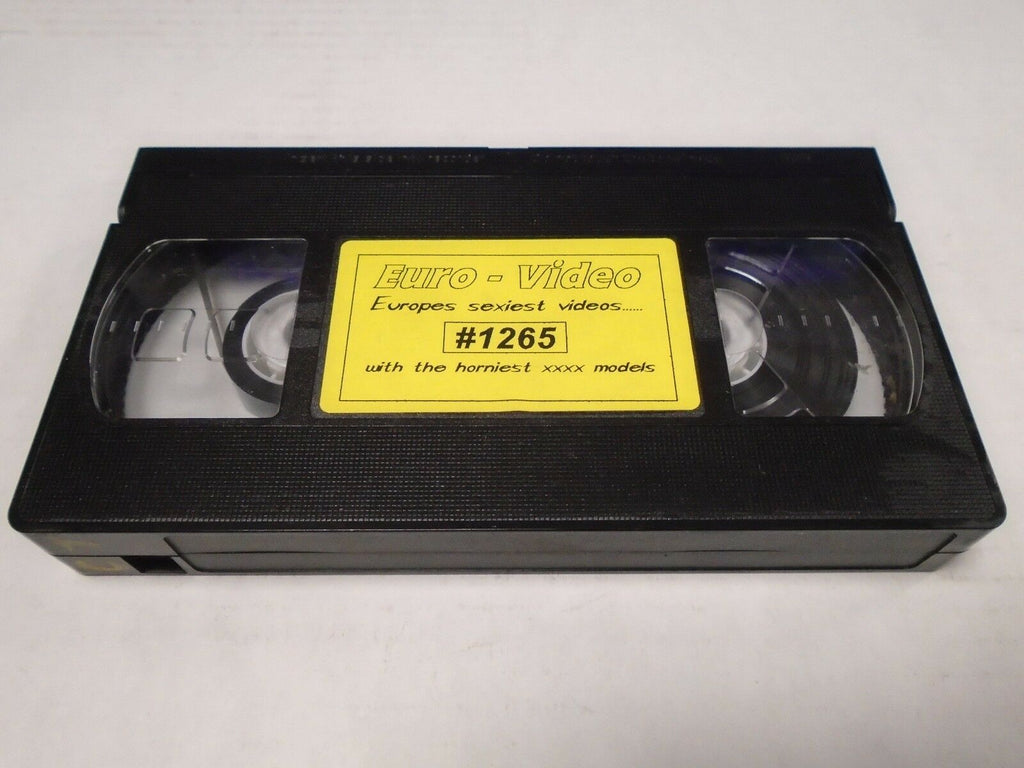 Euro-Video #1265 Horniest XXX Models European Vintage Adult VHS 011519AMP2