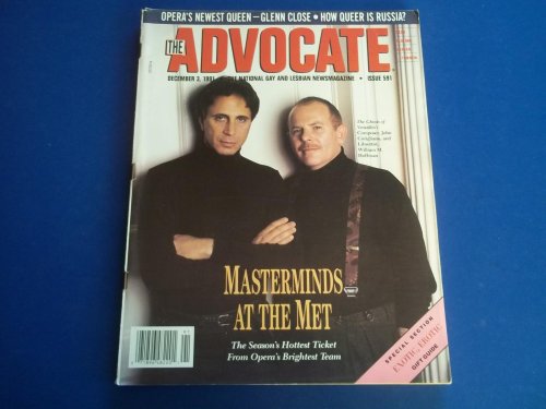 The Advocate (Issue No. 591, December 3, 1991): The National Gay and Lesbian Newsmagazine Magazine (Cover Story: Masterminds at the Met - John Corigliano and William M. Hoffman Cover Photo & Interview)
