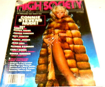 High Society Adult Magazine"Connie Stevens Nude"October 1979 051513lm-ep