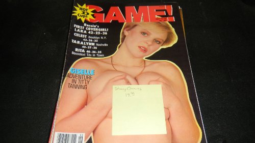 Game! Busty Adult Magazine September 1989 Stacey Owens