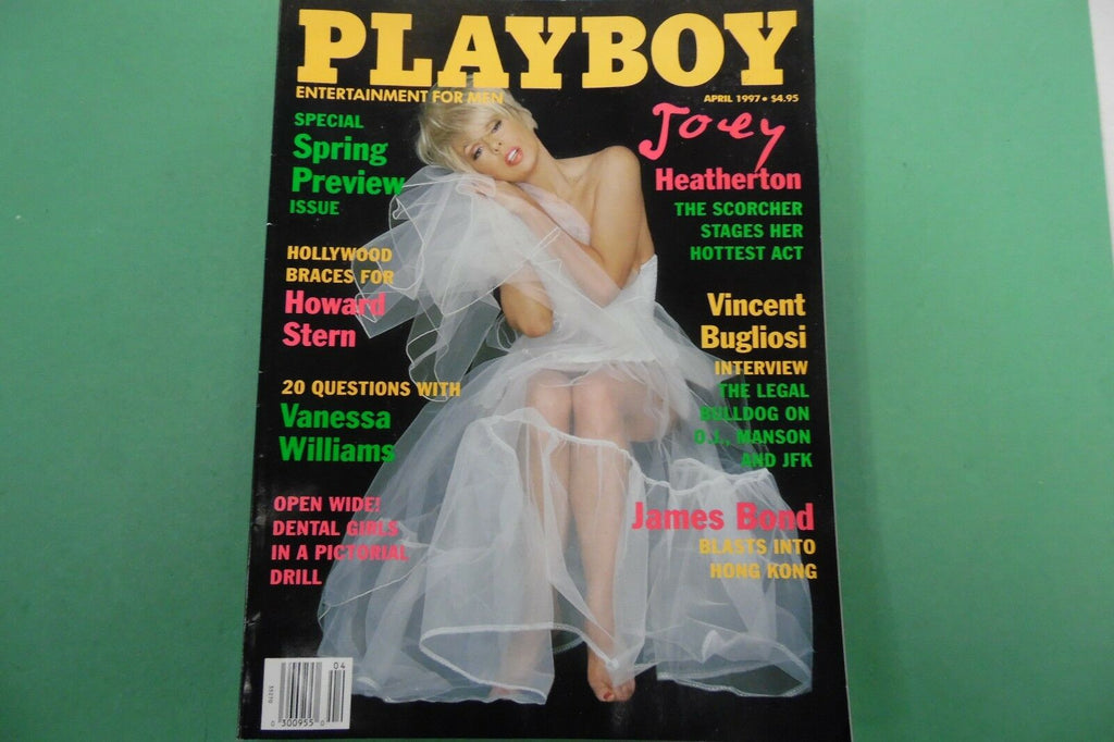 Playboy Magazine Joey Heatherton April 1997 123016lm-ep