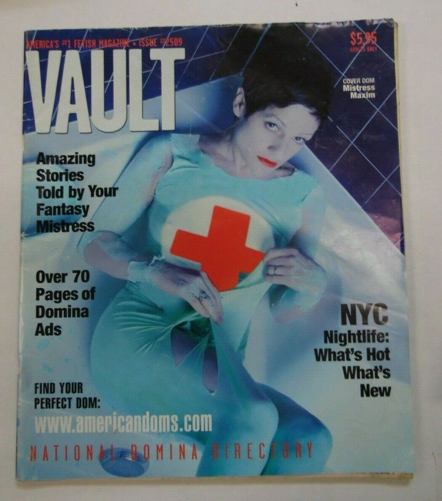 Vault Fetish Newspaper Mistress Maxim #2509 2001 021820lm-ep