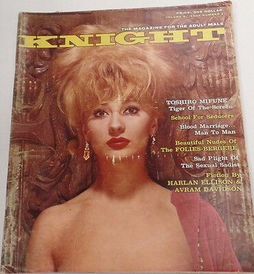 Knight Adult Over Sized Magazine Bette Mars November 1965 110315lm-ep