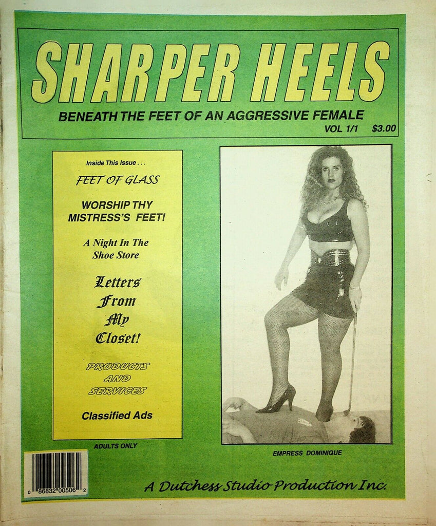 Sharper Heels Fetish Newspaper Empress Dominique #1 1997 022520lm-ep