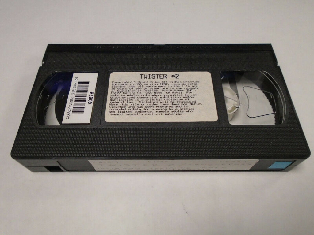 Twister #2 Tanglepuss 1999 80m Julia Ann Kelly O'Dell Adult VHS 042319AMP2