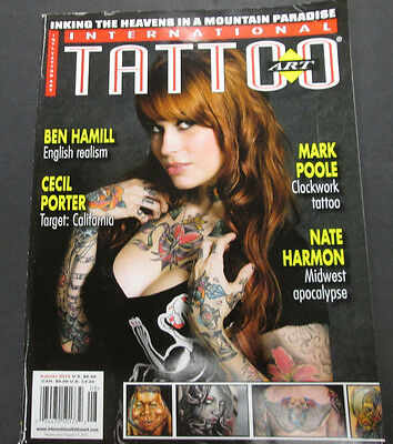 Tattoo Art Magazine Cecil Porter August 2012 vg 050215lm-ep