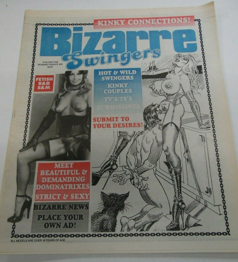 Bizarre Swingers Newspaper Demanding Dominatrixes vol.1 #26 1990 121719lm-ep2