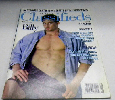 Advocate Classifieds Gay Adult Magazine Billy April 1997 ex 040714lm-ep