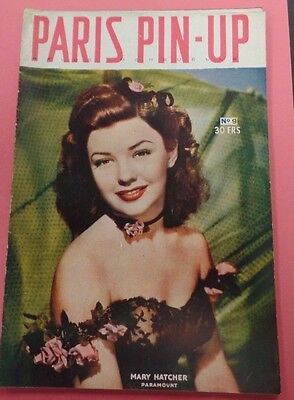 Paris Pin-Up Adult French Magazine Mary Hatcher #9 1948 ex 121815lm-ep