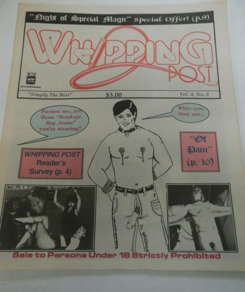 Whips Post Newspaper Mistress Alexis vol.4 #8 1995 120719lm-ep