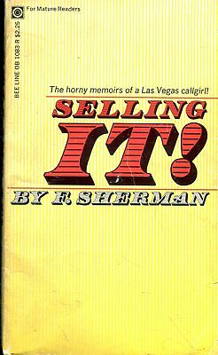 Selling It! Adult Novel by F. Sherman 1974 022418lm-ep