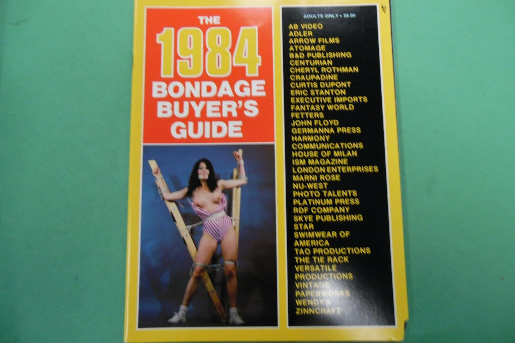 1984 Bondage Buyer's Guide Magazine December 1983 102716lm-ep - New