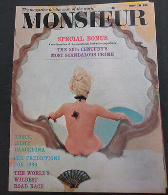 Monsieur Busty Adult Magazine Lusty, Busty, Barcelona March 1965 070215lm-ep